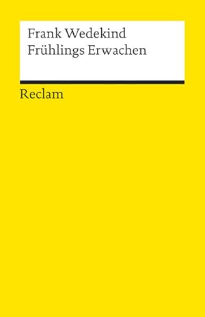 Image du vendeur pour Frhlings Erwachen Eine Kindertragdie. Textausgabe mit Anmerkungen/Worterklrungen und Nachwort mis en vente par Antiquariat Buchhandel Daniel Viertel