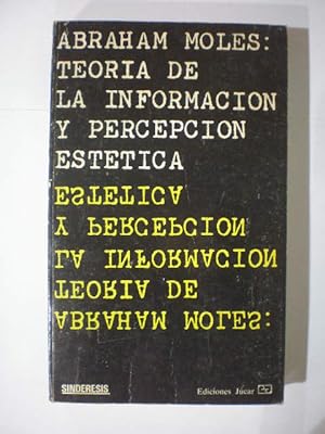 Imagen del vendedor de Teora de la informacin y percepcin esttica a la venta por Librera Antonio Azorn