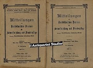 Mitteilungen des Nordböhmischen Vereines für Heimatforschung und Wanderpflege. 52. Jahrgang, Heft...