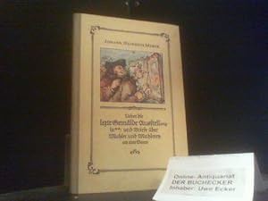 Bild des Verkufers fr ber die letzte Gemlde Ausstellung in * * und Briefe ber Mahler und Mahlerey an eine Dame. Eingeleitet und mit Anmerkungen versehen von Heinz Ldecke. Illustriert von Hans Mau. zum Verkauf von Der Buchecker