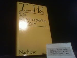 Bild des Verkufers fr Von all den vergess'nen Gesichtern : Nachlese. [Aus d. Amerikan. von Susanna Rademacher u. Hans Schiebelhuth. Mit e. Nachw. von Joachim Krehayn] zum Verkauf von Der Buchecker