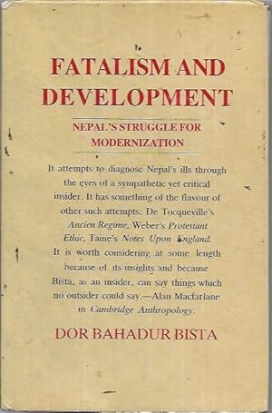 Seller image for Fatalism and development: Nepal's struggle for modernization for sale by Bookfeathers, LLC