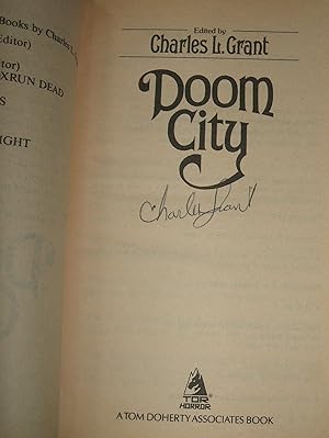 Seller image for Doom City // The Photos in this listing are of the book that is offered for sale for sale by biblioboy