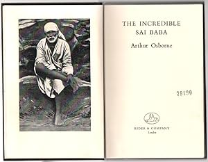 Seller image for The Incredible Sai Baba for sale by Mossback Books