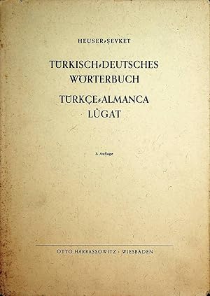 Türkisch-Deutsches Wörtenbuch.