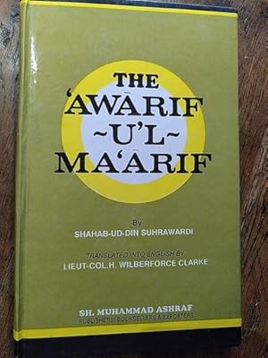 Seller image for The 'Awarif -u'l- Maa'rif for sale by Librera Pramo