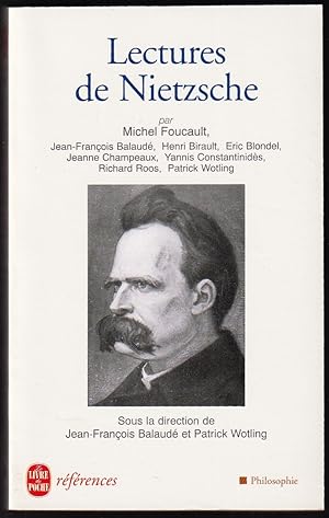 Bild des Verkufers fr LECTURES DE NIETZSCHE. zum Verkauf von Librairie Le Livre Penseur