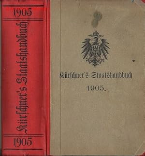 Kürschners Staats-, Hof- und Kommunal-Handbuch des Reichs und der Einzelstaaten (zugleich Statist...