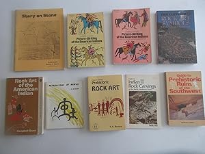 Lot 9 books Prehistoric Rock Art American Indians USA