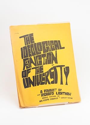 Bild des Verkufers fr The Ideological Function of the University zum Verkauf von Babylon Revisited Rare Books