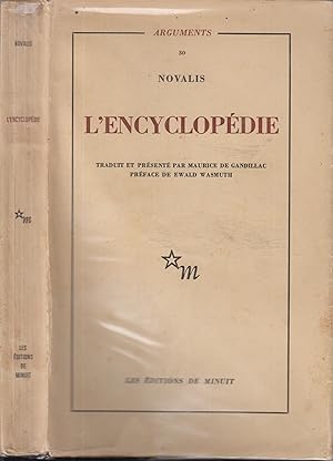 Image du vendeur pour L'encyclopdie : notes et fragments mis en vente par PRISCA