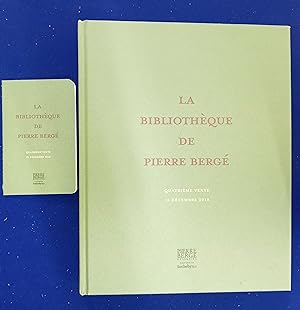 La bibliothèque de Pierre Bergé : quatrième vente à la mémoire de Pierre Bergé (1930-2017). [ Pie...