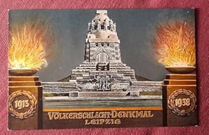 Ansichtskarte AK Völkerschlacht-Denkmal Leipzig 1913-1938 (Festpostkarte zum 25jährigen Bestehen ...