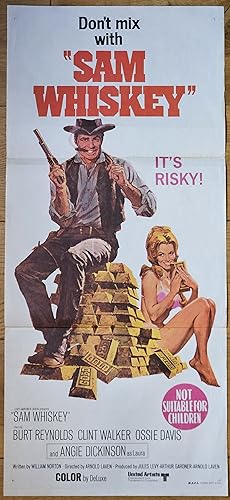 Sam Whiskey: Original 1969 Australian Daybill Movie Poster
