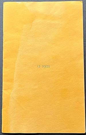 Seller image for 12 Poets for sale by Kirpan Press