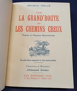 Par la grand'route et les chemins creux - Poésies et chansons Beauceronnes