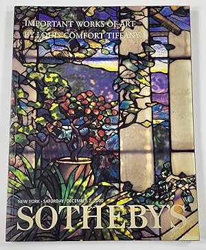 Sotheby's Important Works of Art By Louis Comfort Tiffany. New York: December 2, 2000