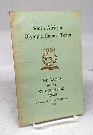 Immagine del venditore per South African Olympic Games Team, The Games of the XVII Olimpiad, Rome venduto da Attic Books (ABAC, ILAB)