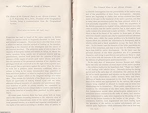 Seller image for The Future of the Coloured Races in our African Colonies. This is an original article from the Proceedings of the Glasgow Philosophical Society, 1913. for sale by Cosmo Books