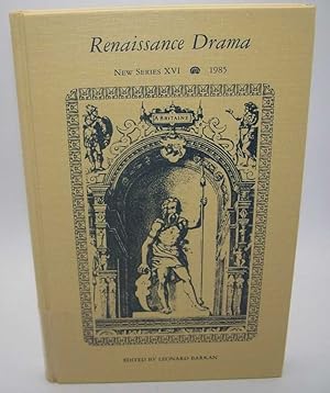 Immagine del venditore per Renaissance Drama New Series XVI: Renaissance Plays-New Readings and Rereadings venduto da Easy Chair Books