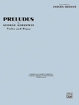 Seller image for Preludes : Violin and Piano Transcribed by Jascha Heifetz for sale by GreatBookPrices