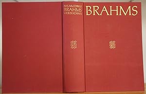 Image du vendeur pour Johannes Brahms. Thematisch-bibliographisches Werkverzeichnis. Hrsg. nach gemeinsamen Vorarbeiten mit Donald M. McCorkle. mis en vente par Antiquariat  Braun