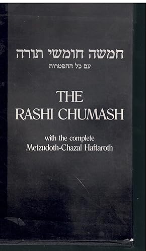 Bild des Verkufers fr THE RASHI CHUMASH WITH COMPLETE METZUDOTH -CHAZAL HAFTAROTH, 5 VOLUME SET zum Verkauf von Books on the Boulevard