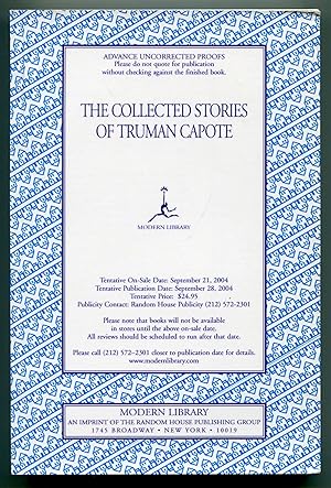 Seller image for The Collected Stories of Truman Capote for sale by Between the Covers-Rare Books, Inc. ABAA