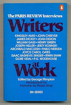 Seller image for Writers at Work: The Paris Review Interviews. Fifth Series for sale by Between the Covers-Rare Books, Inc. ABAA