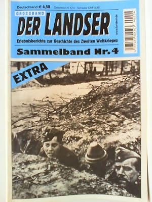 Seller image for DER LANDSER - Nr.4, Erlebnisberichte zur Geschichte des zweiten Weltkrieges 1.) U995, BuchNr.1175 2.) Nacht ber Witebsk Nr.1193 3.) Samariter im Kampf Nr.1190 4.) Das Leben geht weiter Nr. 1197 5.) for sale by mediafritze