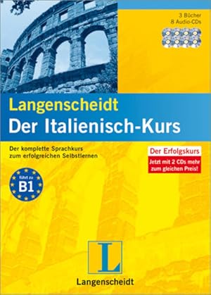 Image du vendeur pour Langenscheidt Der Italienisch-Kurs - Set mit 3 Bchern und 8 Audio-CDs mis en vente par Bcherbazaar