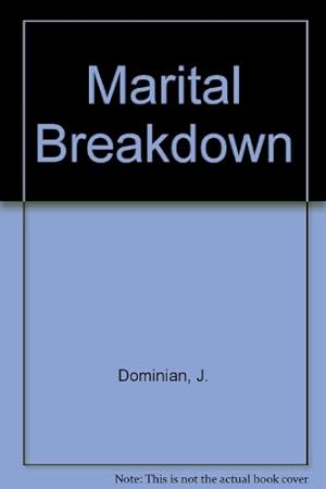 Seller image for Marital Breakdown for sale by WeBuyBooks