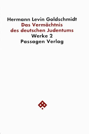 Imagen del vendedor de Werkausgabe in neun Bnden / Das Vermchtnis des deutschen Judentums a la venta por Berliner Bchertisch eG