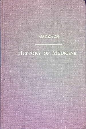 Bild des Verkufers fr An Introduction to the History of Medicine. zum Verkauf von books4less (Versandantiquariat Petra Gros GmbH & Co. KG)