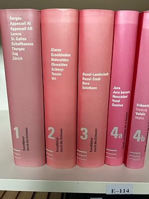 Kunstführer durch die Schweiz - bzw. Bd 4: Guide artistique de la Suisse - Bde. 1 - 4 in 5 Bänden...