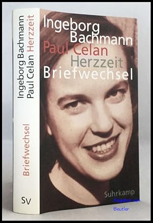 Bild des Verkufers fr Herzzeit. Ingeborg Bachmann - Paul Celan, der Briefwechsel. Mit den Briefwechseln zwischen Paul Celan und Max Frisch sowie zwischen Ingeborg Bachmann und Gisle Celan-Lestrange. Herausgegeben und kommentiert von Bertrand Badiou u.a. zum Verkauf von Antiquariat Beutler