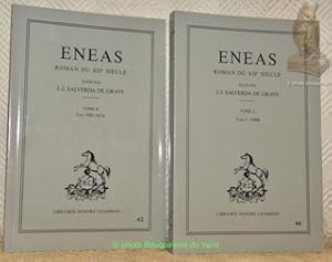 Imagen del vendedor de Eneas. Roman du XIIe sicle. Edit par J.-J. Salverda de Grave. Collection Les classiques franais du Moyen-Age. 2 volumes. Tome 1: Vers 1-5998. Tome 2: Vers 5999-10156. a la venta por Bouquinerie du Varis