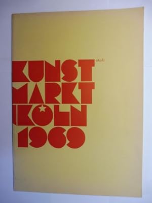 Kunstmarkt 69 in der Kunsthalle Köln Oktober 1969 / Ausstellung Kölnischer Kunstverein 14. Oktobe...