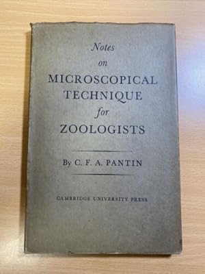 Imagen del vendedor de Notes on Microscopical Technique for Zoologists a la venta por Quality Books UK