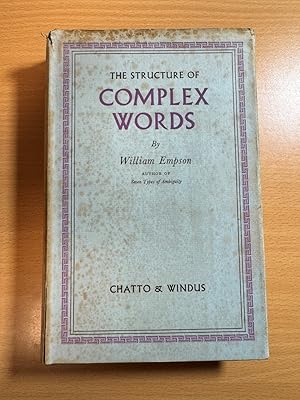 Seller image for The Structure of Complex Words for sale by Quality Books UK