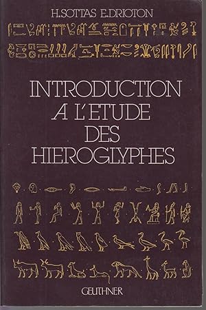 Seller image for Introduction  l'Etude des Hiroglyphes. Avec un portrait de Champollion, 3 planches et 5 figures. for sale by CANO