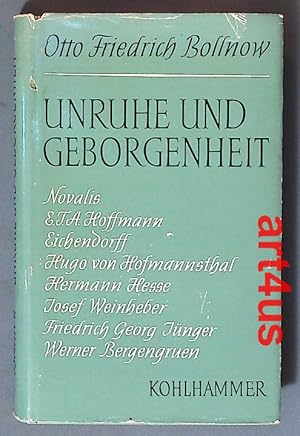 Bild des Verkufers fr Unruhe und Geborgenheit im Weltbild neuerer Dichter : Acht Essais zum Verkauf von art4us - Antiquariat