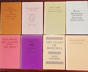 Immagine del venditore per MANDEVILLE PRESS 8 Volumes First Impressions, Village Under the Sea, Between Root & Sky, Winter Hostages, Man Dancing with the Moon, The January Divan, The Coast of Bohemia, Twists of the Way venduto da Rothwell & Dunworth (ABA, ILAB)