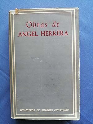 Imagen del vendedor de Obras selectas de Mons. Herrera Oria a la venta por Perolibros S.L.