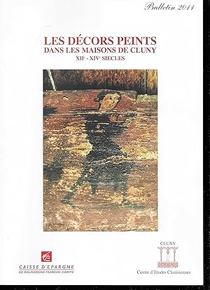 les DÉCORS PEINTS dans les Maisons de CLUNY - XII° - XIV° siècles