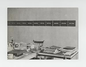 Exhibition postcard: 15 paintings of 1971 from the "Today" Series by On Kawara, bei Konrad Fische...