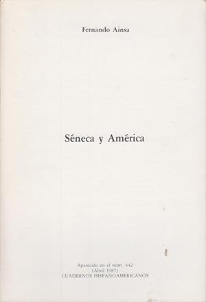 Image du vendeur pour Seneca y America: analisis de un presentimiento literario mis en vente par PRISCA