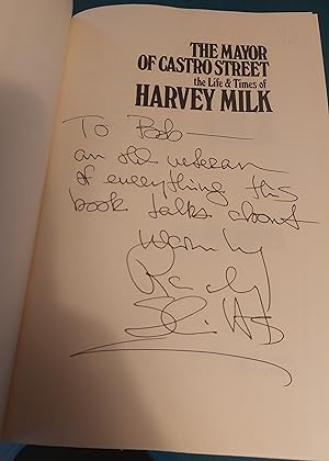 Imagen del vendedor de The MAYOR of CASTRO STREET: The Life & Times of Harvey Milk (SIGNED) a la venta por virtualrarities