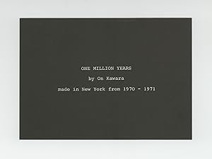 Exhibition postcard: On Kawara: One Million Years bei Konrad Fischer (14 October-10 November 1971)