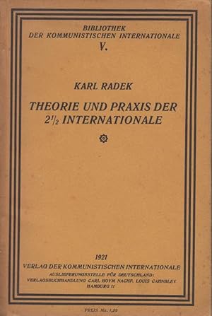 Seller image for Theorie und Praxis der 2 Internationale for sale by PRISCA